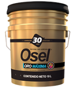 Pintura Satinada 100% Acrílica Osel Oro Máxima Germicida