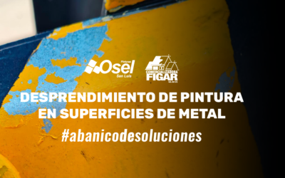 Desprendimiento de pintura en superficies de metal